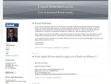 Tablet Screenshot of emailschemes.com